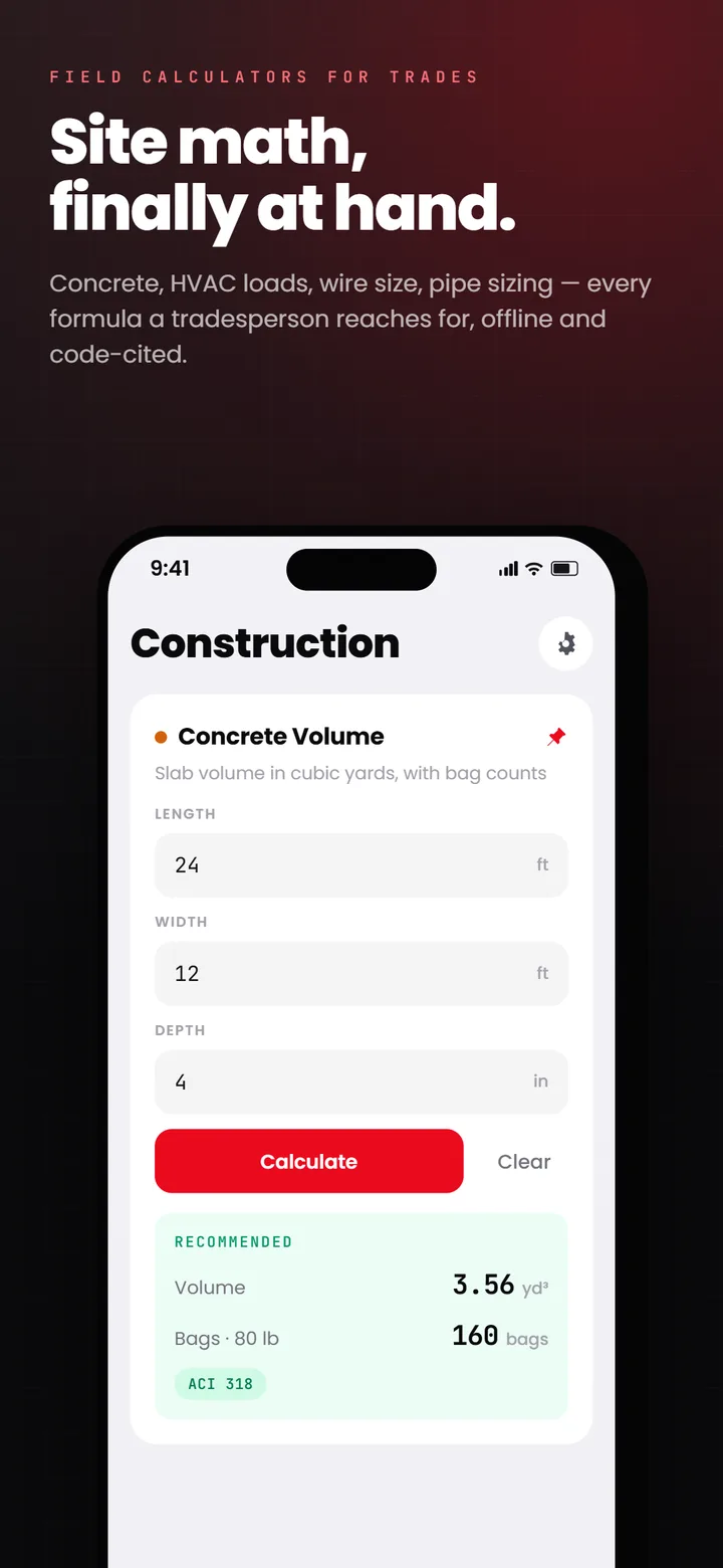 FieldDojo home — field calculators for all four trades